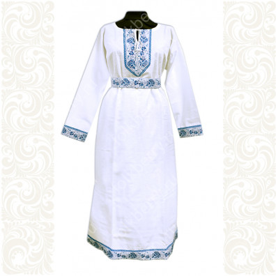 Рубаха женская Белогорье в голубом- фото 1